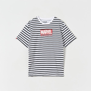 Sinsay - Koszulka MARVEL - Biały - męski - 0226T-00X