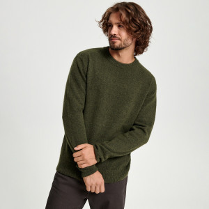 Sinsay - Sweter - Khaki - męski - 0232D-78X