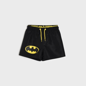 Sinsay - Szorty kąpielowe Batman - Czarny - chłopiec - 0297U-99X