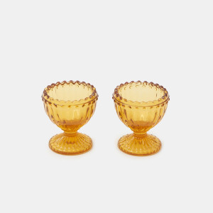 Sinsay - Kieliszki do jajek 2 pack - Żółty - uniseks - 034AA-11X