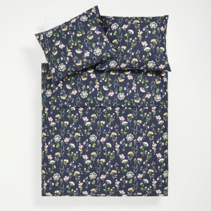 Sinsay - Komplet pościeli bawełnianej - Granatowy - uniseks - 035AG-59X