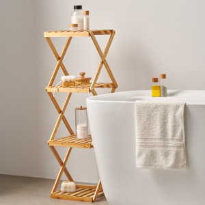 Sinsay - Regał łazienkowy - Beżowy - uniseks - 0491X-08X