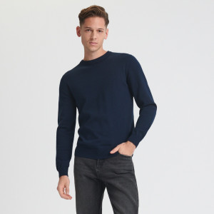 Sinsay - Sweter - Granatowy - męski - 0494A-59X