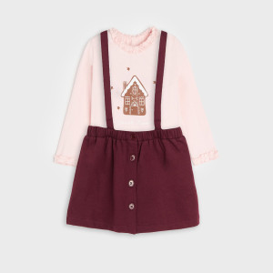 Sinsay - Komplet niemowlęcy - Różowy - dziewczynka - 0636Q-30X