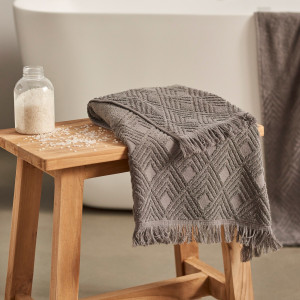 Sinsay - Bavlnený uterák - Šedá - Unisex - 0653X-90X