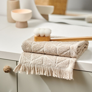 Sinsay - Bavlnený uterák - Béžová - Unisex - 0665X-08X