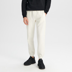 Sinsay - Spodnie dresowe jogger - Kremowy - męski - 0763Z-01X
