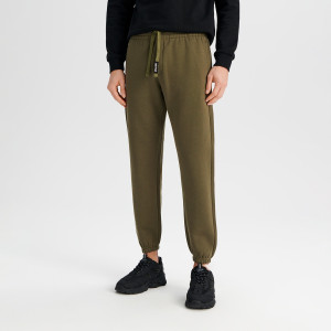 Sinsay - Jogger melegítőnadrág - Khaki - Férfi - 0763Z-78X