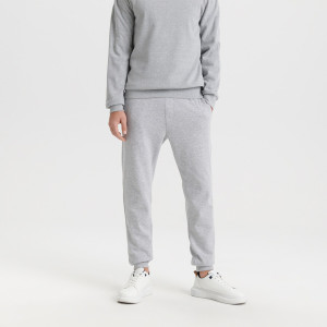 Sinsay - Spodnie dresowe slim jogger - Jasny szary - męski - 0781J-09M