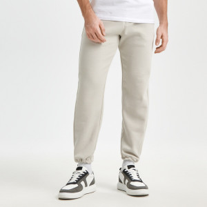 Sinsay - Regular jogger nadrág - Krém - Férfi - 0787J-02X
