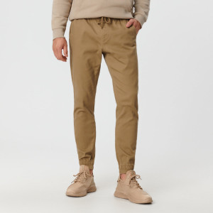 Sinsay - Spodnie jogger - Beżowy - męski - 0794J-80X