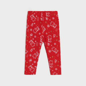 Sinsay - Legginsy Świnka Peppa - Czerwony - dziewczynka - 0825T-33X