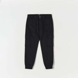 Sinsay - Spodnie jogger - Czarny - męski - 0826J-99X