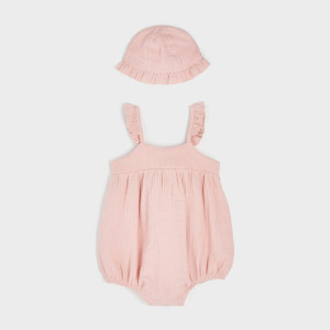 Sinsay - Komplet niemowlęcy - Różowy - dziewczynka - 0831T-39X