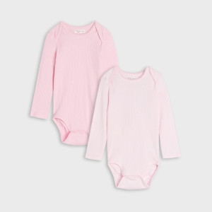 Sinsay - Bodys, 2er-Pack - Rosa - Mädchen - 0871F-03X