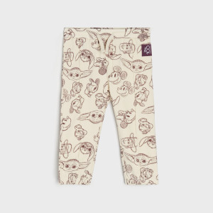 Sinsay - Spodnie dresowe Disney 100 - Kremowy - chłopiec - 0879T-01X