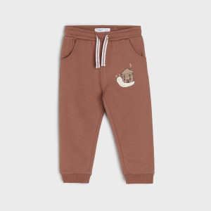Sinsay - Spodnie dresowe jogger - Bordowy - chłopiec - 0880T-93X
