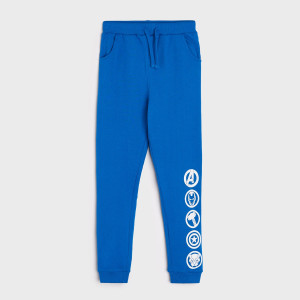 Sinsay - Spodnie dresowe jogger Avengers - Niebieski - chłopiec - 0881M-57X