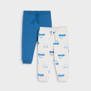 Sinsay - Spodnie dresowe jogger 2 pack - Jasny szary - chłopiec - 0894T-09M