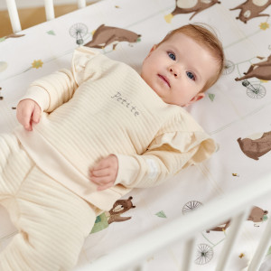Sinsay - Spodnie dresowe jogger - Kremowy - uniseks - 0896T-01X