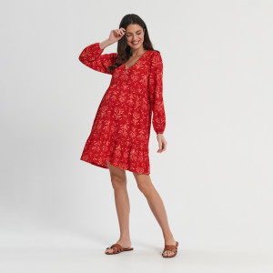 Sinsay - Rochie mini cu model MAMĂ - Multicolor - Femei - 0984T-MLC