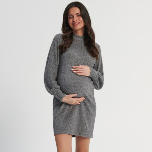 Sinsay - Rochie mini MAMĂ - Gri - Femei - 1010T-9MM