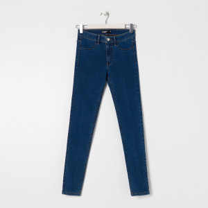 Sinsay - Jeansy skinny mid waist - Granatowy - damski - 1150F-59J