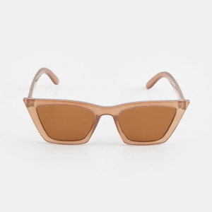 Sinsay - Okulary przeciwsłoneczne - Brązowy - damski - 1192G-88X