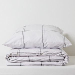 Sinsay - Komplet pościeli bawełnianej - Biały - uniseks - 1200Q-00X