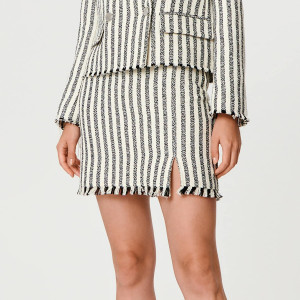 Sinsay - Spódnica mini z wełną - Wielobarwny - damski - 1218B-MLC