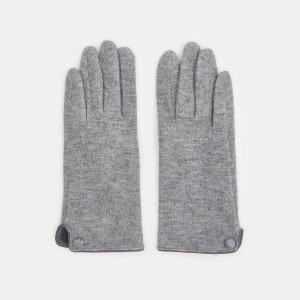 Sinsay - Rękawiczki - Szary - damski - 1231X-90M