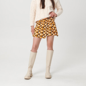 Sinsay - Spódnica mini ze wzorem - Wielobarwny - damski - 1233B-MLC