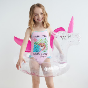 Sinsay - Strój kąpielowy jednoczęściowy Psi Patrol - Różowy - dziewczynka - 1393J-30X