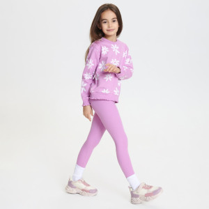 Sinsay - Komplet: bluza i legginsy - Fioletowy - dziewczynka - 1477M-04X