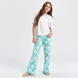 Sinsay - Pyjama-Set - Weiß - Mädchen - 1499M-00X