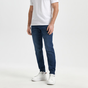 Sinsay - Jeansy jogger - Niebieski - męski - 1611O-55J