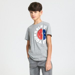 Sinsay - T-shirt con stampa - Grigio - Bambino - 1628Z-85M
