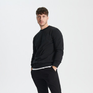 Sinsay - Bluza basic - Czarny - męski - 1684O-99X