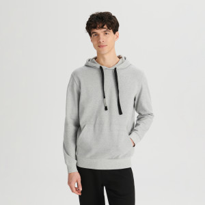 Sinsay - Sudadera con capucha - Gris claro - Hombres - 1685O-09M