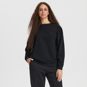 Sinsay - Bluza ze ściągaczami - Czarny - damski - 173AC-99X