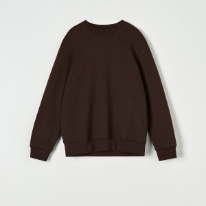 Sinsay - Bluza basic - Brązowy - męski - 1745O-98X