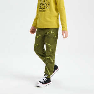 Sinsay - Spodnie dresowe jogger - Khaki - chłopiec - 1777X-87X