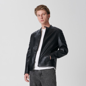 Sinsay - Kurtka biker - Czarny - męski - 1793O-99X