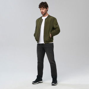 Sinsay - Kurtka bomberka - Khaki - męski - 1795O-91X