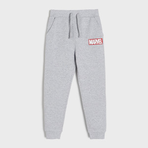 Sinsay - Spodnie dresowe jogger Marvel - Jasny szary - chłopiec - 1833Q-09M