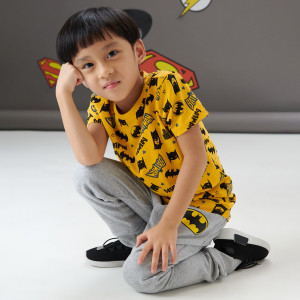 Sinsay - Spodnie dresowe jogger Batman - Jasny szary - chłopiec - 1835Q-09M