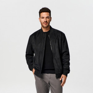 Sinsay - Kurtka bomberka - Czarny - męski - 1838O-99X