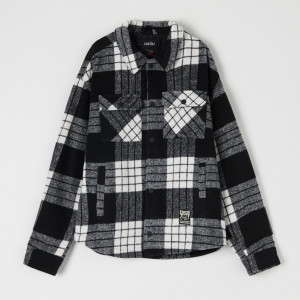 Sinsay - Kurtka koszulowa - Czarny - męski - 1844O-99X