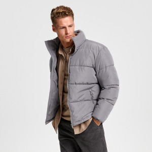 Sinsay - Kurtka puffer - Jasny szary - męski - 1849O-09X
