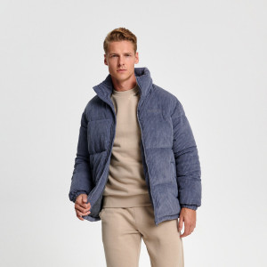 Sinsay - Kurtka pikowana - Fioletowy - męski - 1856O-44X